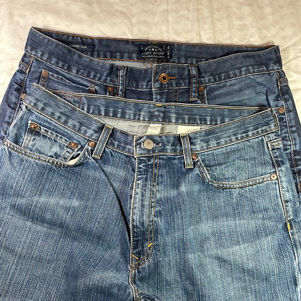 Set of 2 jeans: Lucky and Banana